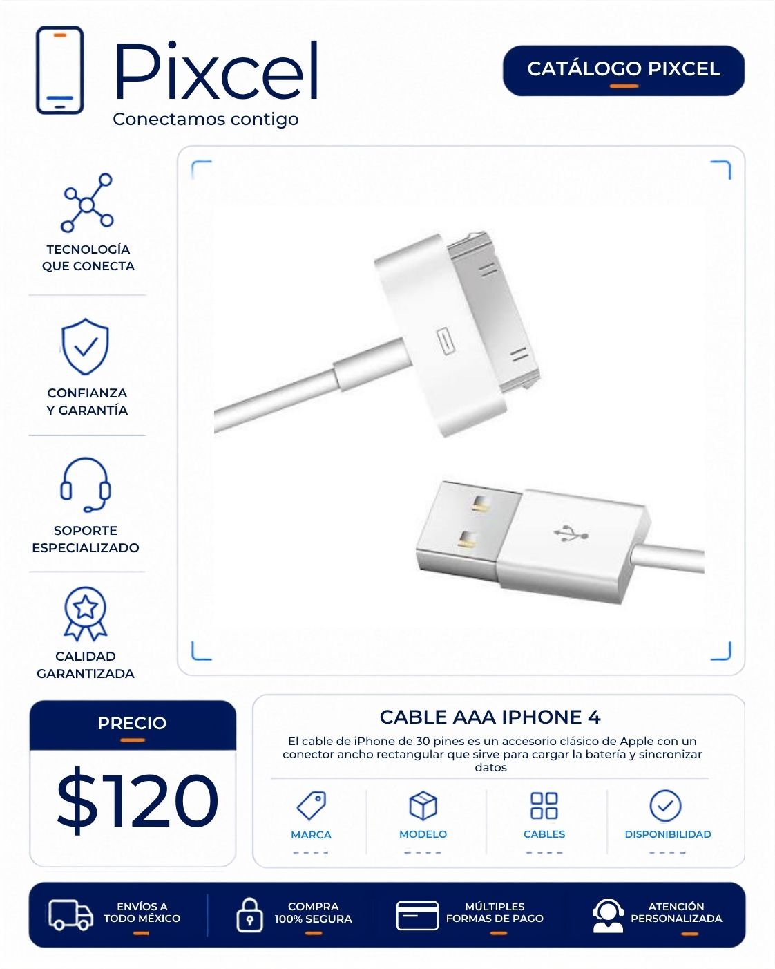 Cable para iPhone